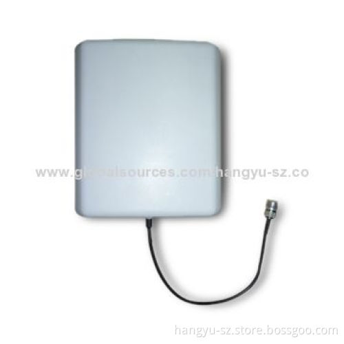 800-2,500MHz 10dBi 90 Degrees Terminal Panel Antenna, Mast or Wall Mount Mounting